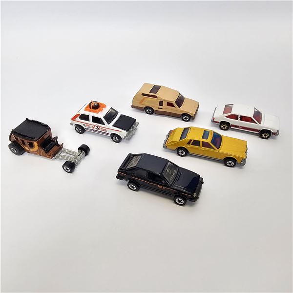 Hot Wheels Lot of 6 Loose Blackwalls