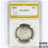 Image 1 : 1888 Seated Liberty Half Dollar PGA MS64