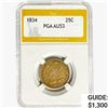 Image 1 : 1834 Capped Bust Quarter PGA AU53