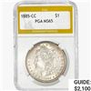 Image 1 : 1885-CC Morgan Silver Dollar PGA MS65