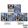 Image 1 : 2009-2010 Clad US Proof Sets [50 Coins]