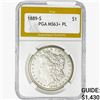 1889-S Morgan Silver Dollar PGA MS63+ PL