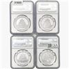 Image 2 : [4] 2010-2013 1oz. SILV China Panda 10 Yuan NGC MS69/70