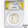 Image 1 : 1961 Franklin Half Dollar ANACS MS64