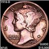 Image 1 : 1916-D Mercury Dime NEARLY UNCIRCULATED