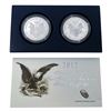 Image 2 : 2012 Proof and Rev. Proof 1oz Silver Eagle Set [2 Coins]