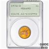 Image 1 : 1934-D Wheat Cent PCGS MS66 RD
