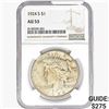 Image 1 : 1924-S Silver Peace Dollar NGC AU53