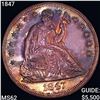 Image 1 : 1847 Seated Liberty Dollar UNCIRCULATED