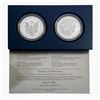 Image 2 : 2012 Proof and Rev. Proof 1oz Silver Eagle Set [2 Coins]