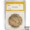 Image 1 : 1934 Silver Peace Dollar PGA MS62