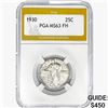 Image 1 : 1930 Standing Liberty Quarter PGA MS63 FH