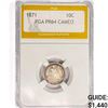 Image 1 : 1871 Seated Liberty Dime PGA PR64 CAMEO