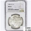 Image 1 : 1883-CC Morgan Silver Dollar NGC MS65