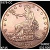 Image 1 : 1878-CC Silver Trade Dollar NEARLY UNCIRCULATED