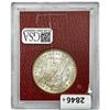 Image 2 : 1892-CC Morgan Silver Dollar PICC MS65 Redfield