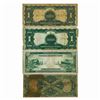 Image 2 : [4] 1899-1917 $1 & $10 Lot of U.S. Currency