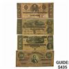 Image 1 : [4] 1863-1864 $1,$5,$10,$50 Confed. States of Am. Note