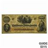 Image 1 : 1862 $100 Confederate States of America Note