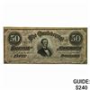 Image 1 : 1864 $50 Confederate States of America Note