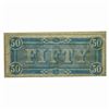 Image 2 : 1864 $50 Confederate States of America Note