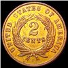 Image 2 : 1867 Red Brown Two Cent Piece CLOSELY UNCIRCULATED