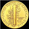 Image 2 : 2016-W 10th oz Gold Mercury Dime SUPERB GEM BU