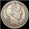 Image 1 : 1913 Barber Half Dollar NICELY CIRCULATED