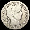 Image 1 : 1914-S Barber Quarter NICELY CIRCULATED