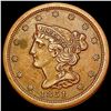 Image 1 : 1851 Braided Hair Half Cent CLOSELY UNCIRCULATED