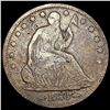 Image 1 : 1873 Arws Seated Liberty Half Dollar NICELY CIRCULATED
