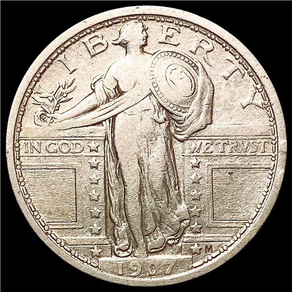1917 Ty 1 Standing Liberty Quarter LIGHTLY CIRCULATED