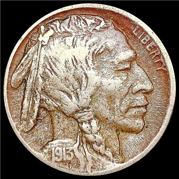 1913-D Buffalo Nickel LIGHTLY CIRCULATED