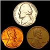 Image 1 : [3] Varied US Clipped Coin [1905, 1945-S, 1959] HIGH GRADE