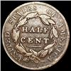 Image 2 : 1829 Classic Head Half Cent NICELY CIRCULATED
