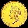 Image 1 : 1855 Ty2 Rare Gold Dollar CLOSELY UNCIRCULATED
