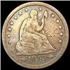 Image 1 : 1853 Arrows and Rays Seated Liberty Quarter NICELY CIRCULATED