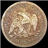 Image 2 : 1853 Arrows and Rays Seated Liberty Quarter NICELY CIRCULATED