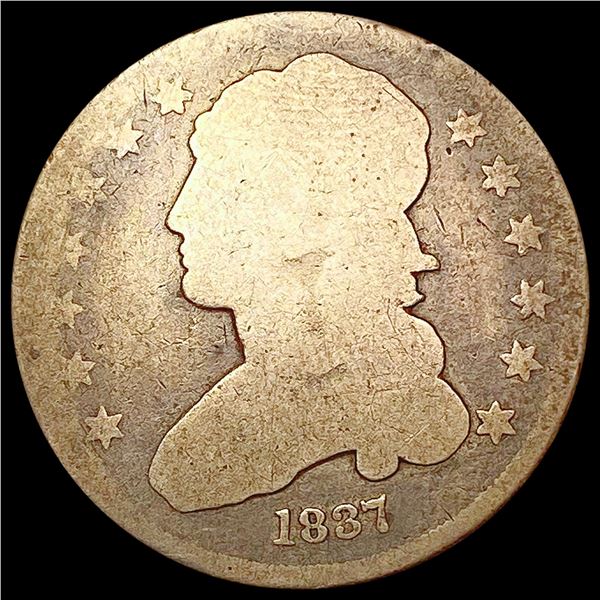 1837 Capped Bust Quarter NICELY CIRCULATED