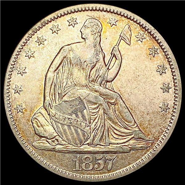 1857-O Seated Liberty Half Dollar NEARLY UNCIRCULATED