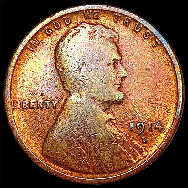 1914-D Wheat Cent NICELY CIRCULATED
