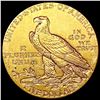 Image 2 : 1909 $5 Gold Half Eagle CLOSELY UNCIRCULATED