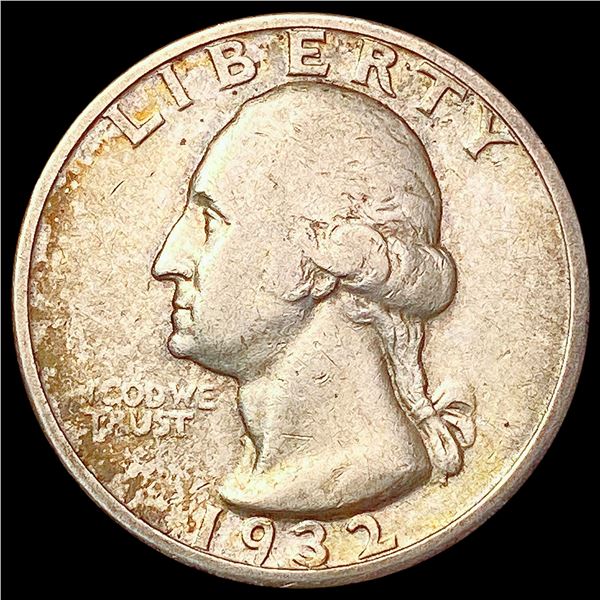1932-S Washington Silver Quarter LIGHTLY CIRCULATED