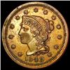 Image 1 : 1849 Braided Hair Large Cent CLOSELY UNCIRCULATED