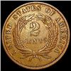 Image 2 : 1869 Two Cent Piece NEARLY UNCIRCULATED