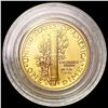 Image 2 : 2016-W 1/10th oz Gold Mercury Dime SUPERB GEM BU