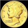 Image 1 : 2016-W 1/10th oz Gold Mercury Dime SUPERB GEM BU