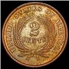 Image 2 : 1864 Large Motto Two Cent Piece CLOSELY UNCIRCULATED
