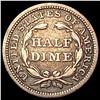 Image 2 : 1853 Arrows Seated Liberty Half Dime NEARLY UNCIRCULATED