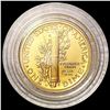 Image 2 : 2016-W 1/10th oz Gold Mercury Dime SUPERB GEM BU